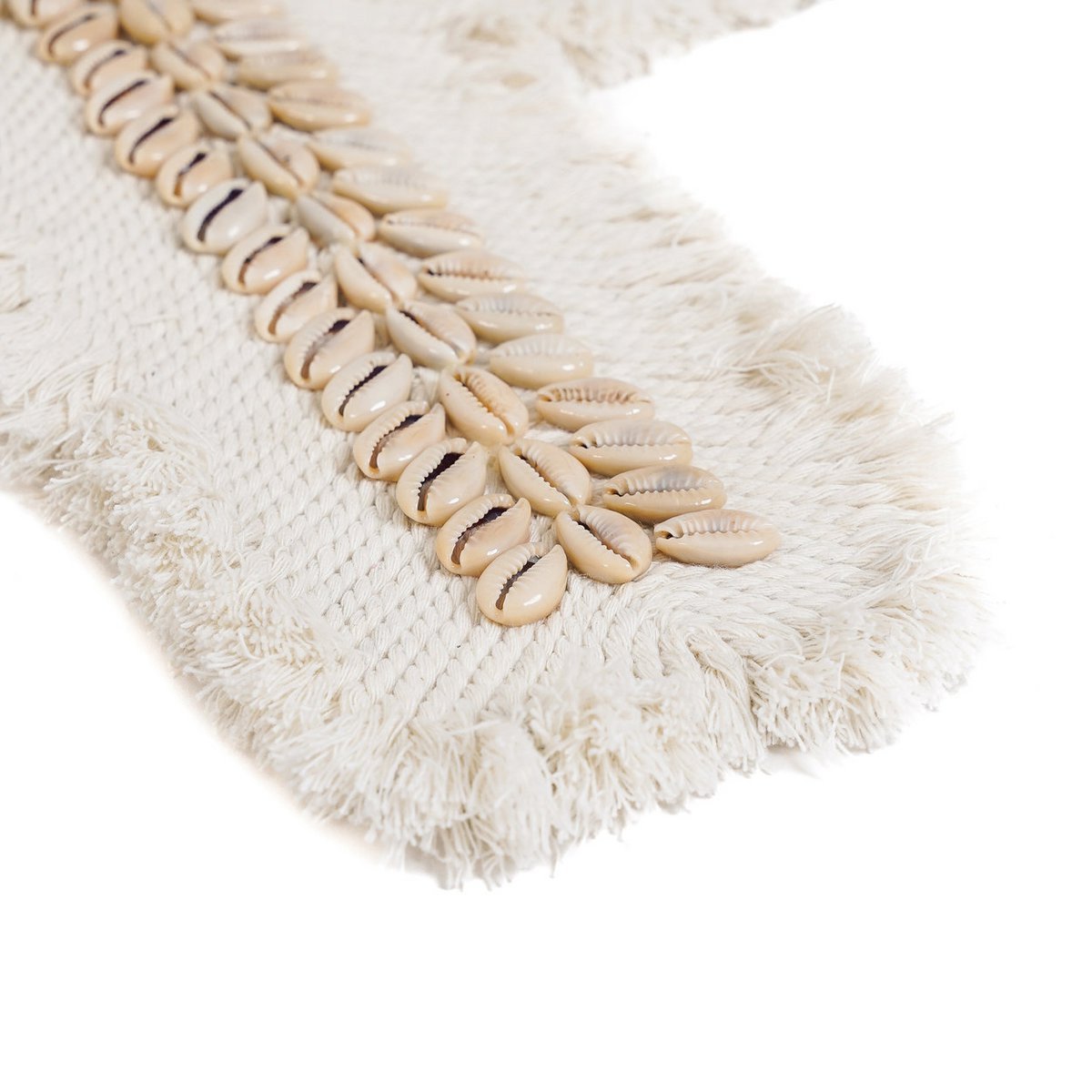 The Macrame Cross - White - LUXONAS HOME