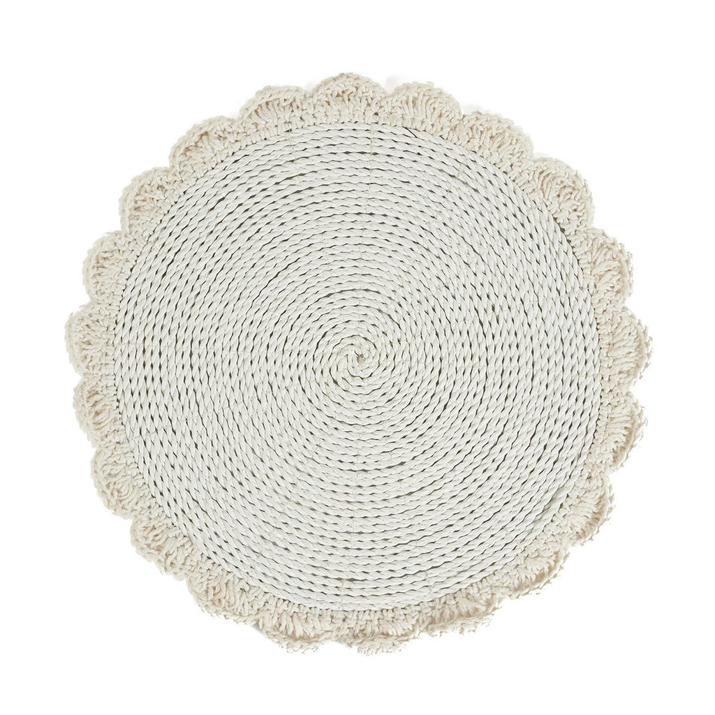The Macrame Marriage Placemat - Natural - LUXONAS HOME