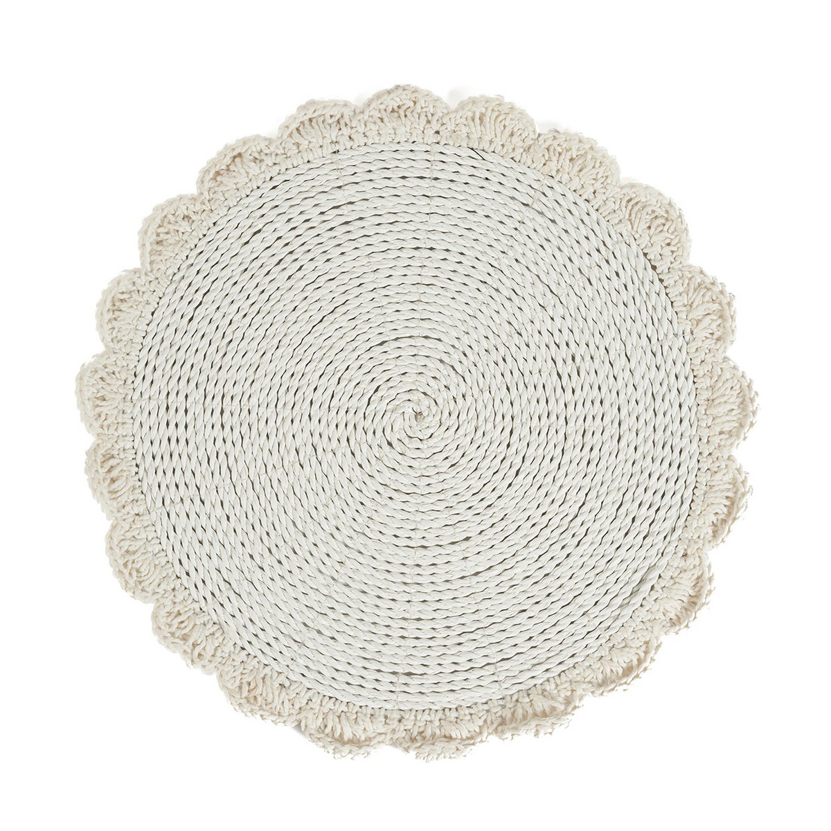 The Macrame Marriage Placemat - Natural - LUXONAS HOME
