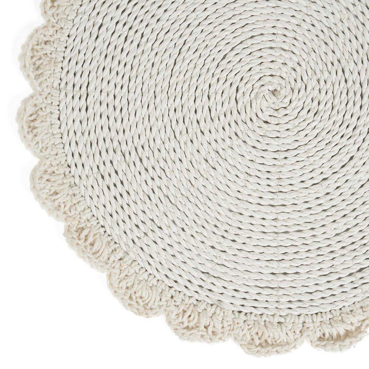 The Macrame Marriage Placemat - Natural - LUXONAS HOME
