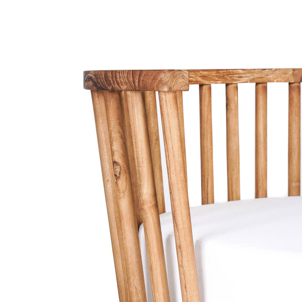 The Malawi One Seater - Natural White - LUXONAS HOME