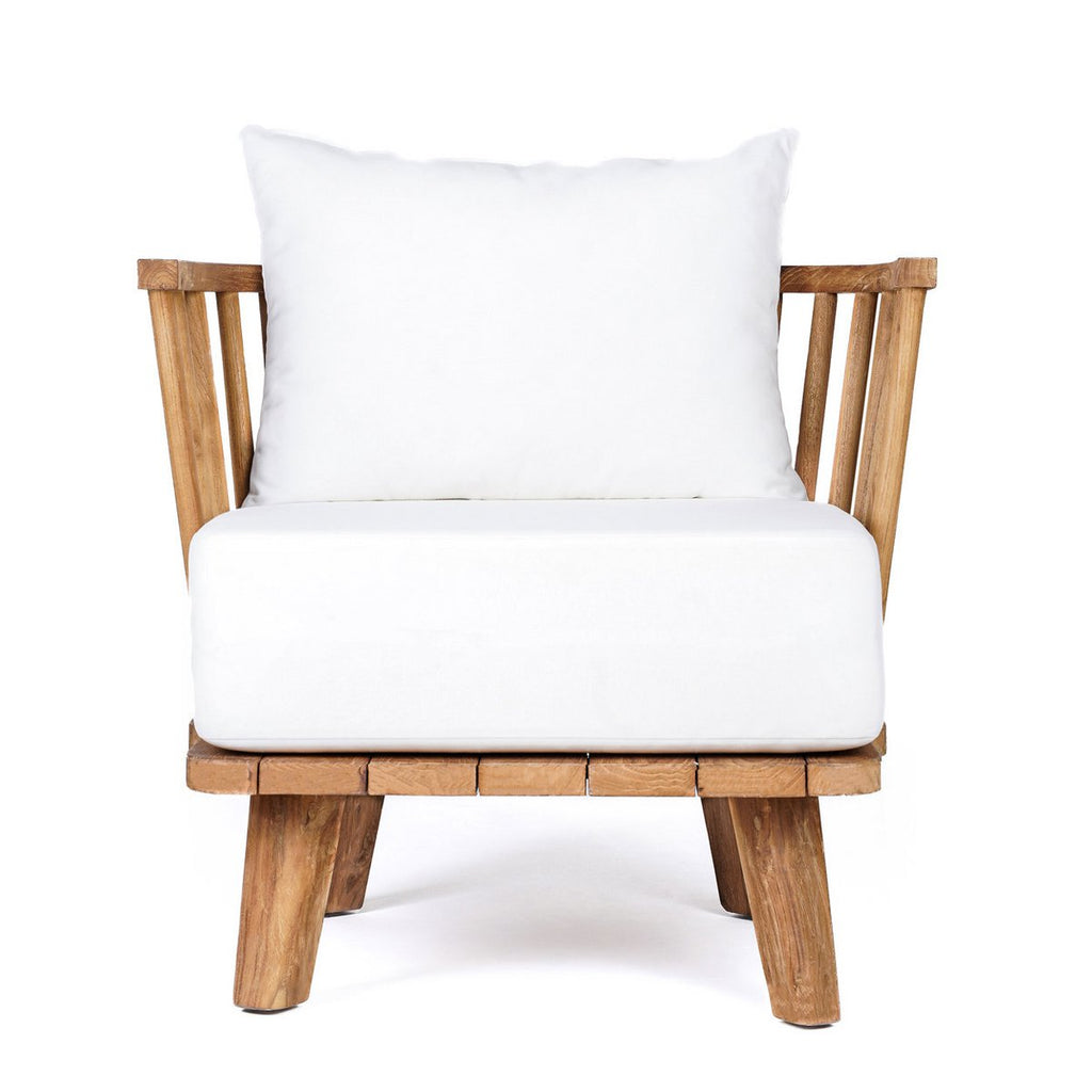 The Malawi One Seater - Natural White - LUXONAS HOME