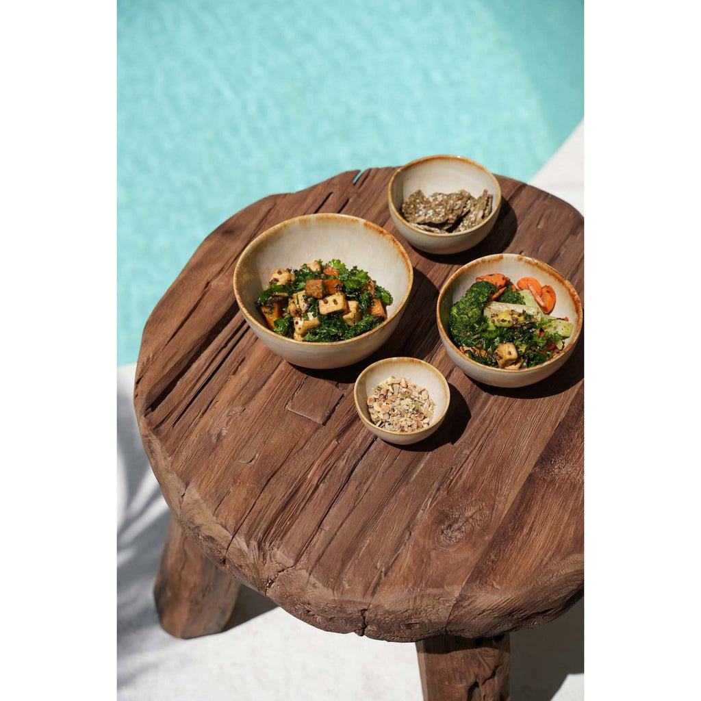 The Marabunta Rustic Side Table - Natural - LUXONAS HOME