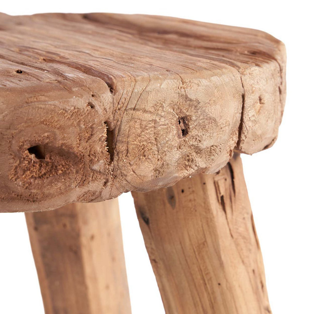 The Marabunta Rustic Side Table - Natural - LUXONAS HOME