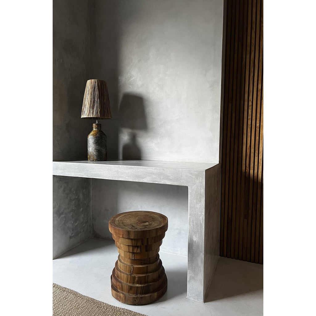 The Mazu Stool - Natural - LUXONAS HOME