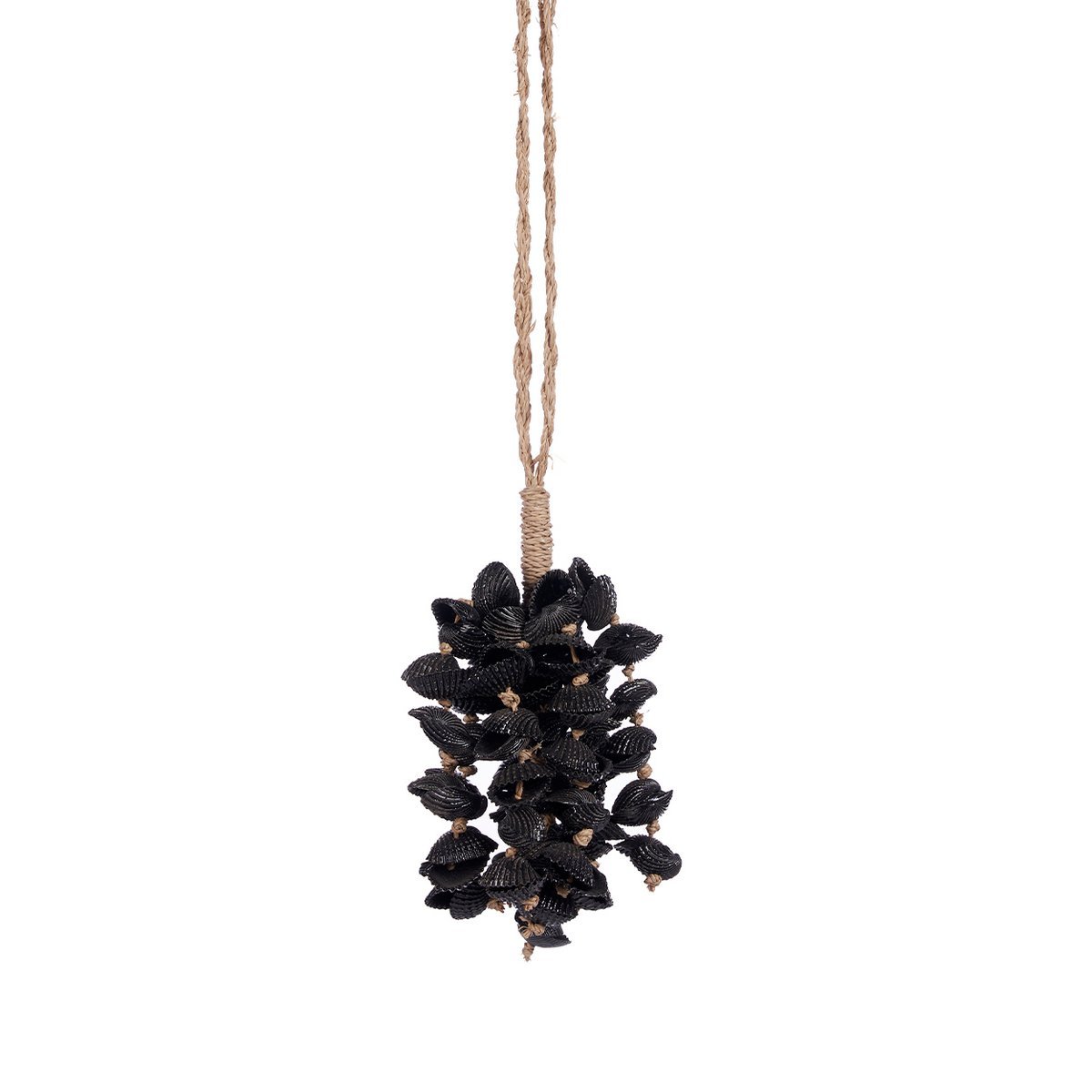 The Midnight Shell Tassel - Black - LUXONAS HOME
