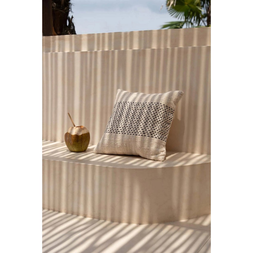 The Misty Cushion Cover - Natural Black - LUXONAS HOME