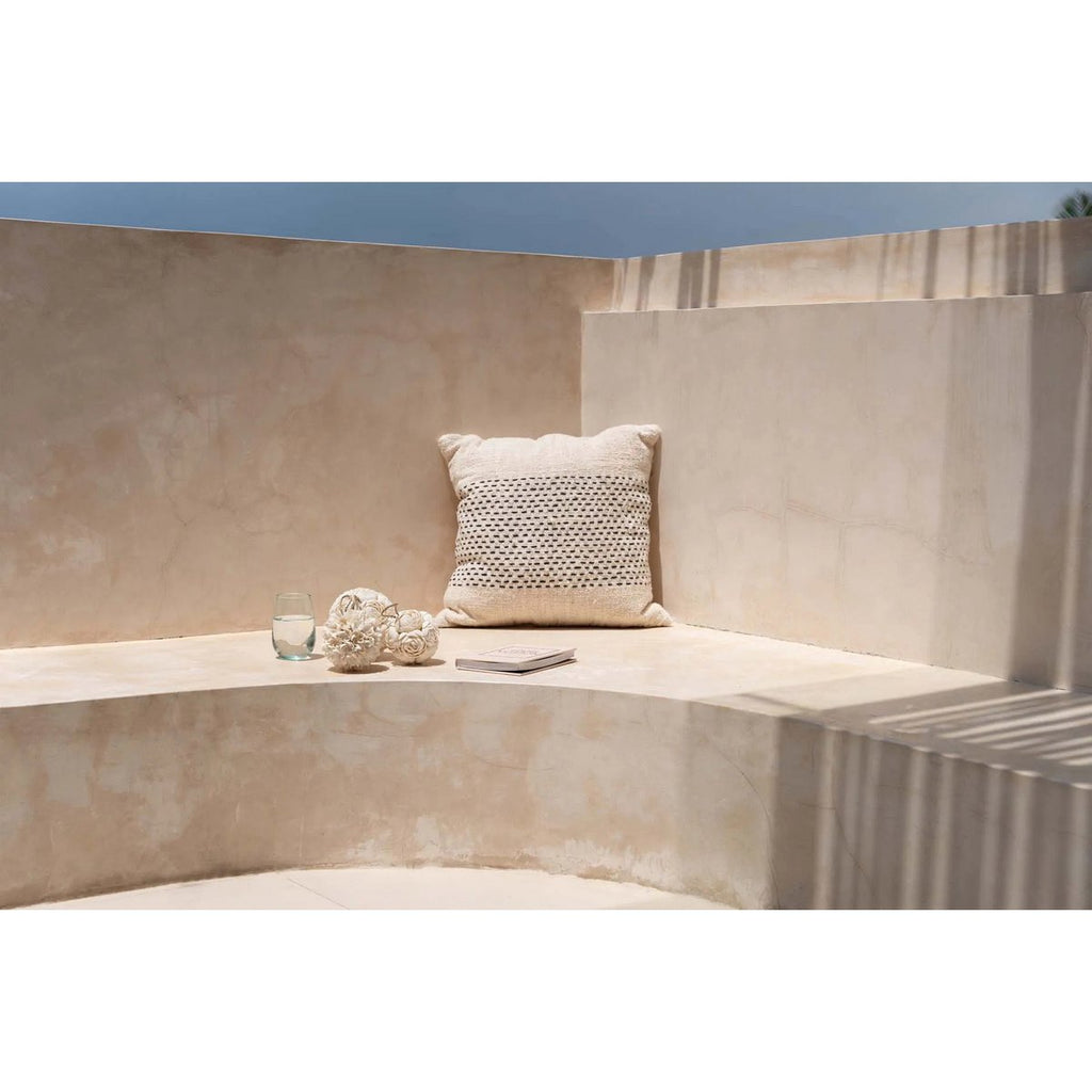 The Misty Cushion Cover - Natural Black - LUXONAS HOME