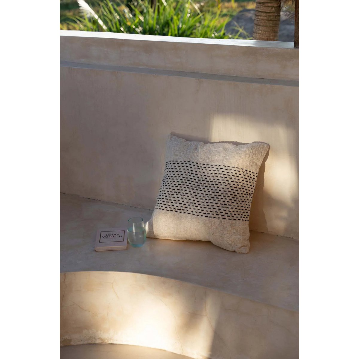 The Misty Cushion Cover - Natural Black - LUXONAS HOME