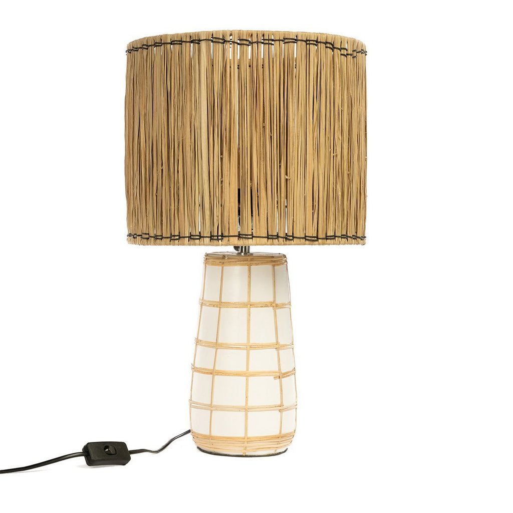 The Molokai Table Lamp - White Natural - LUXONAS HOME