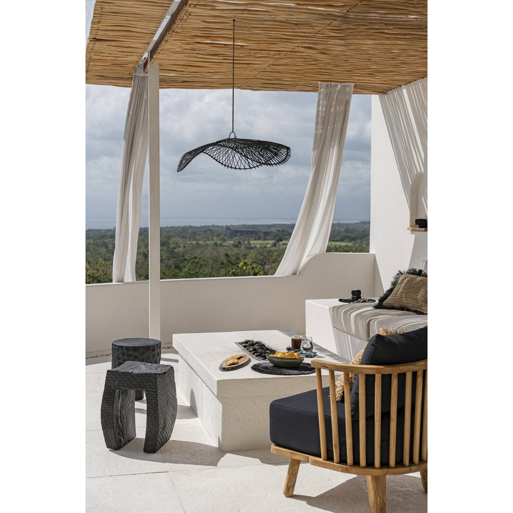 The Montano Stool - Black - LUXONAS HOME