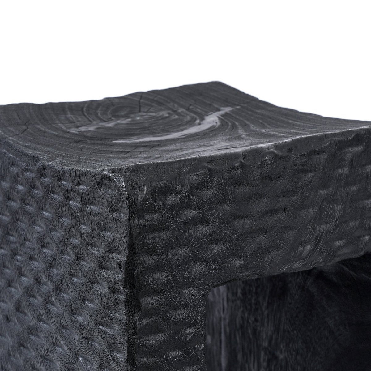 The Montano Stool - Black - LUXONAS HOME