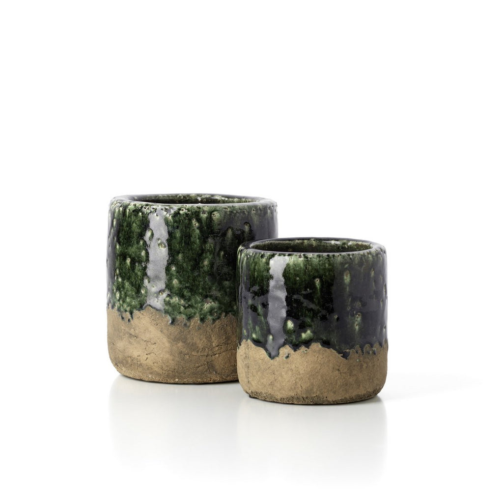 The Moss Planter - Concrete Green - M - LUXONAS HOME