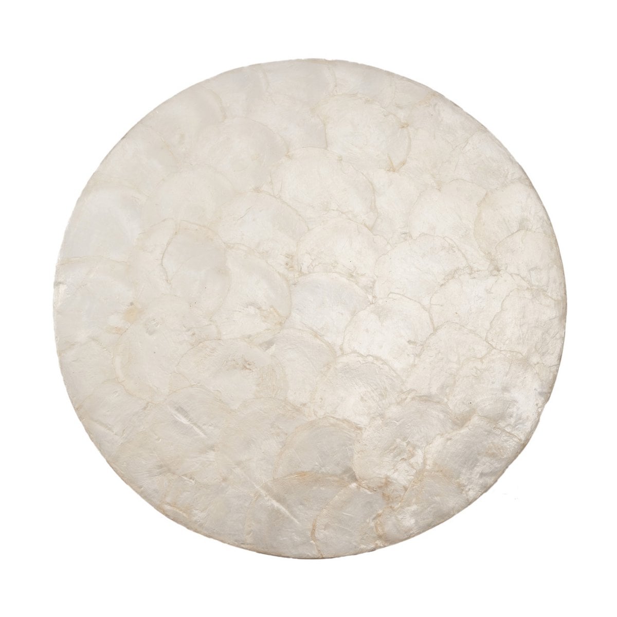 The Mother of Pearl Coaster - White - LUXONAS HOME