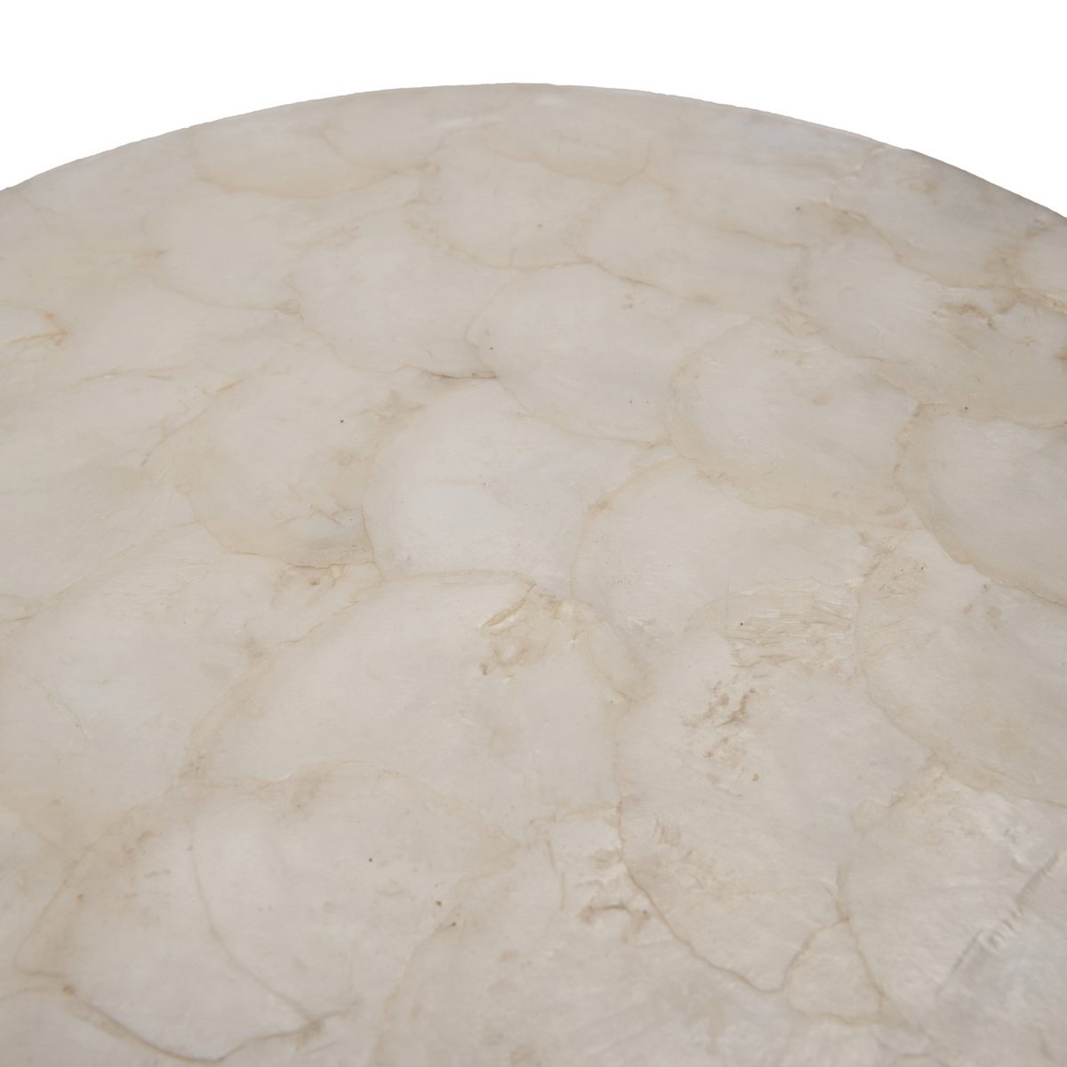 The Mother of Pearl Coaster - White - LUXONAS HOME