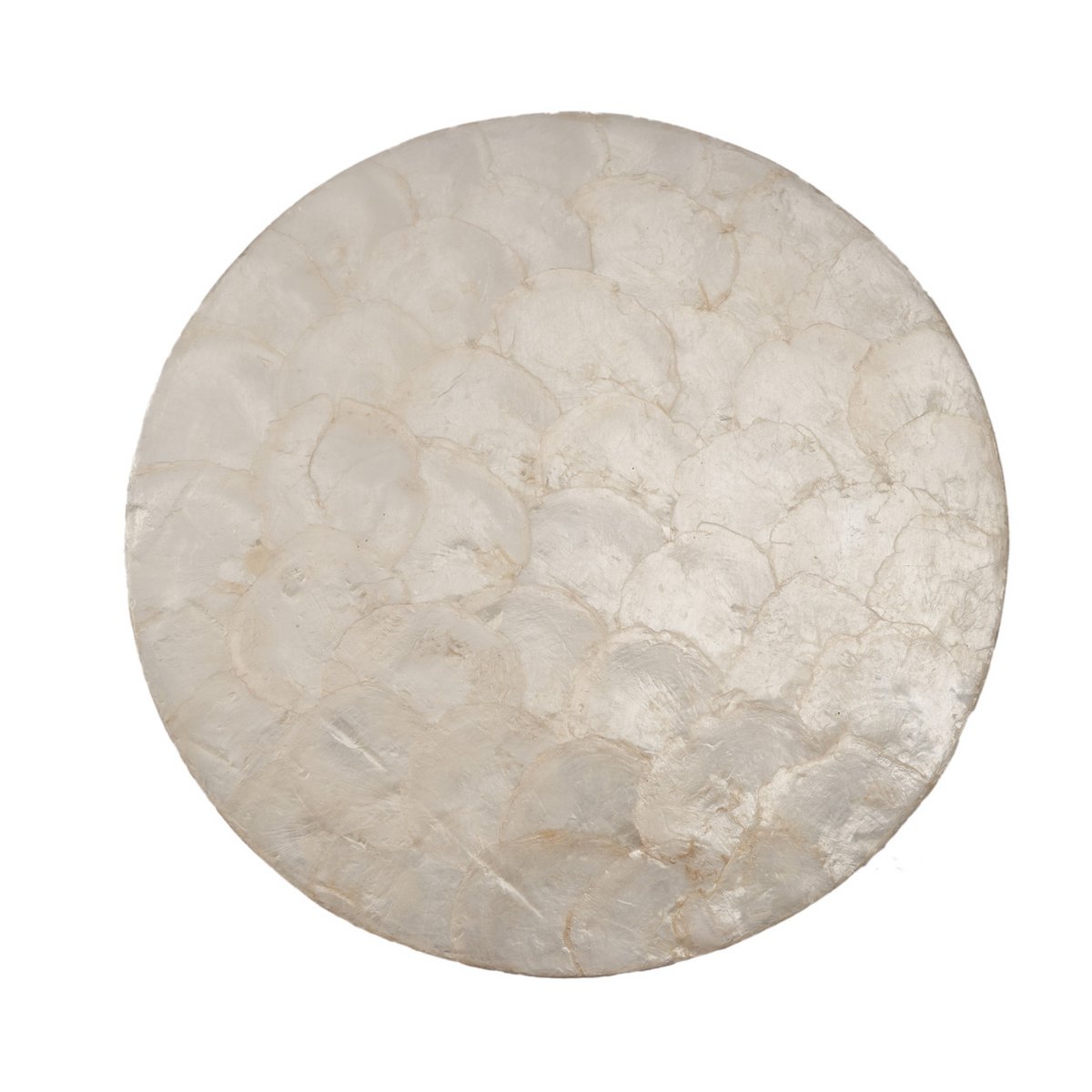 The Mother of Pearl Coaster - White - LUXONAS HOME