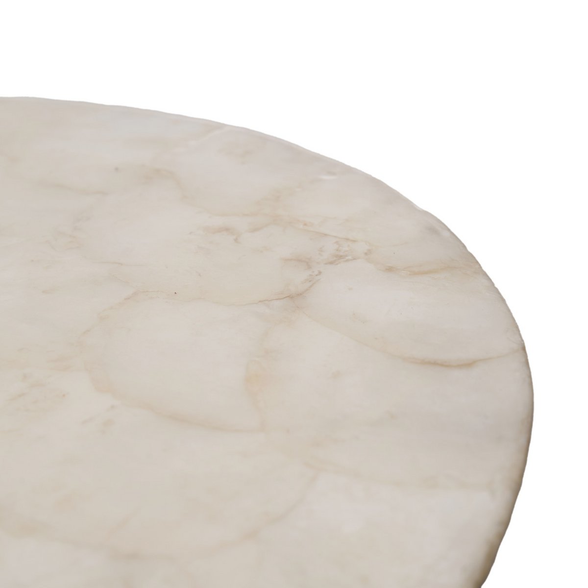 The Mother of Pearl Coaster - White - LUXONAS HOME