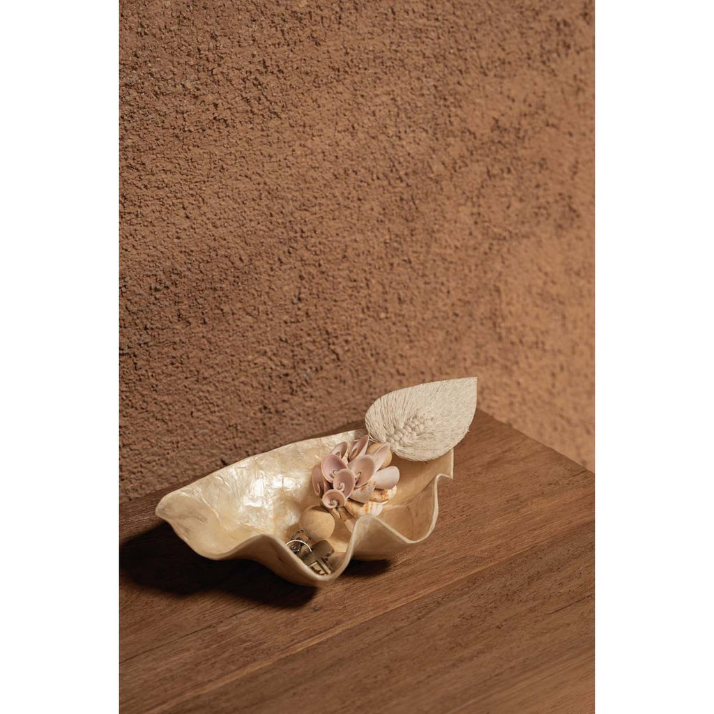 The Mother of Pearl Soap Dish - White - M - LUXONAS HOME