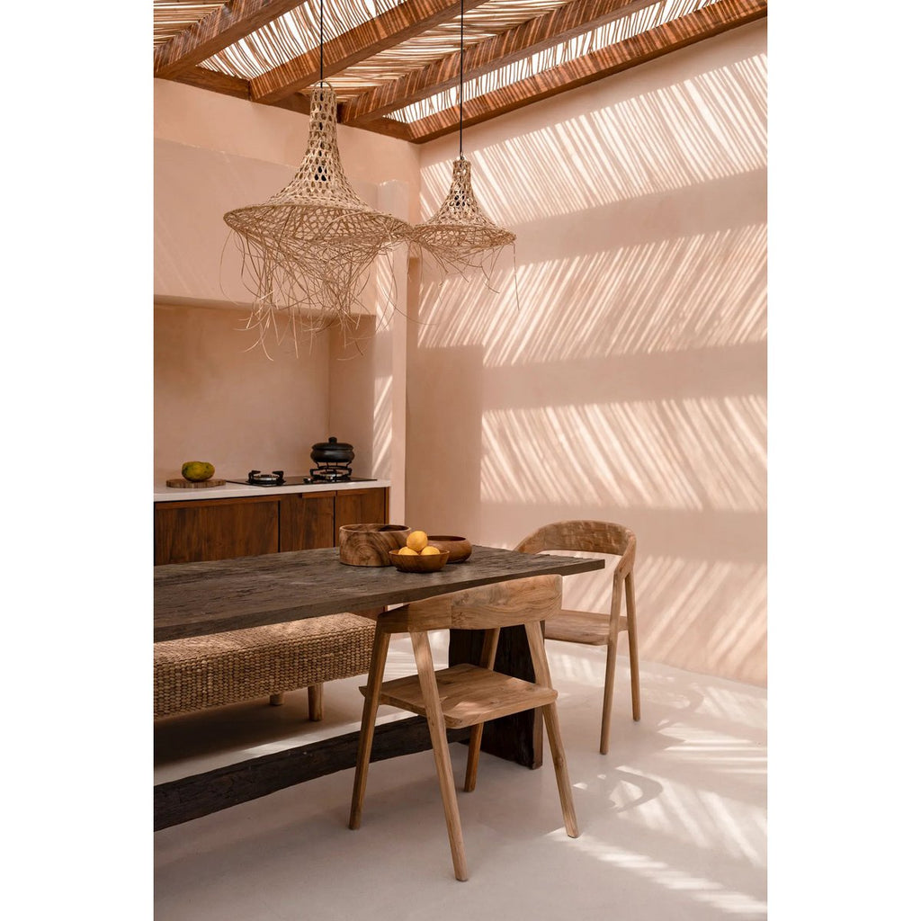 The Mykonos Pendant - Natural - L - LUXONAS HOME