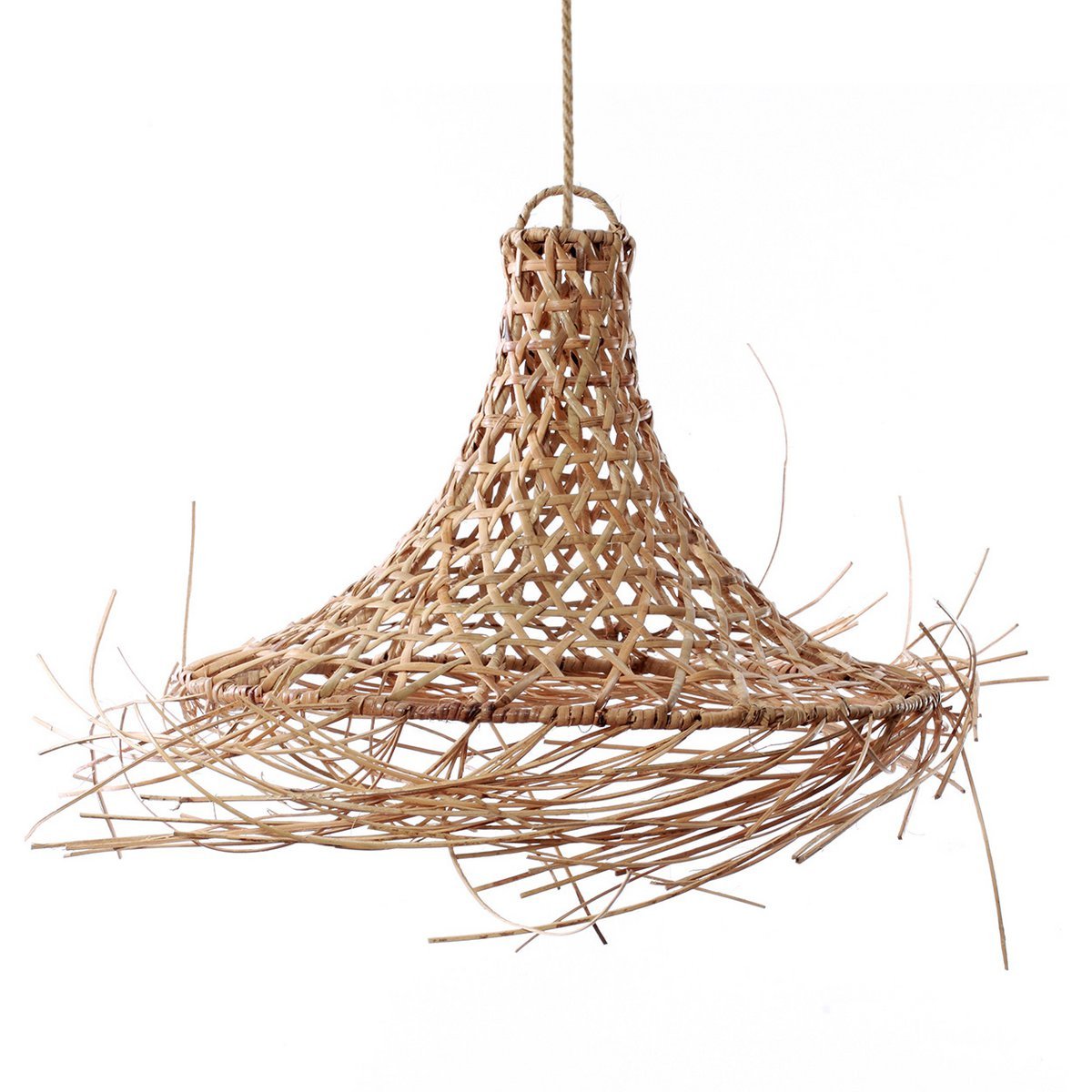 The Mykonos Pendant - Natural - L - LUXONAS HOME