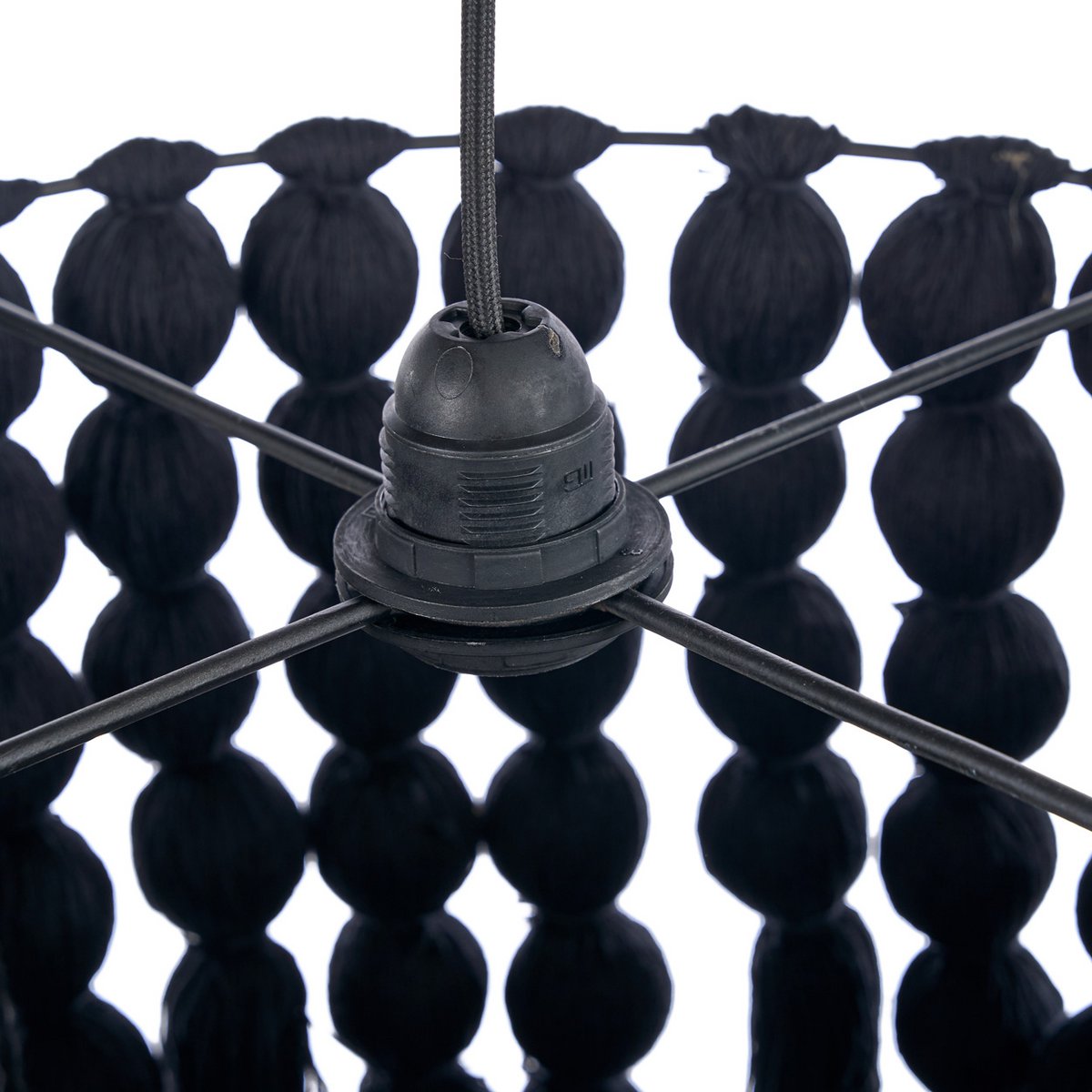 The Nomad Cotton Chandelier - Black - XL - LUXONAS HOME
