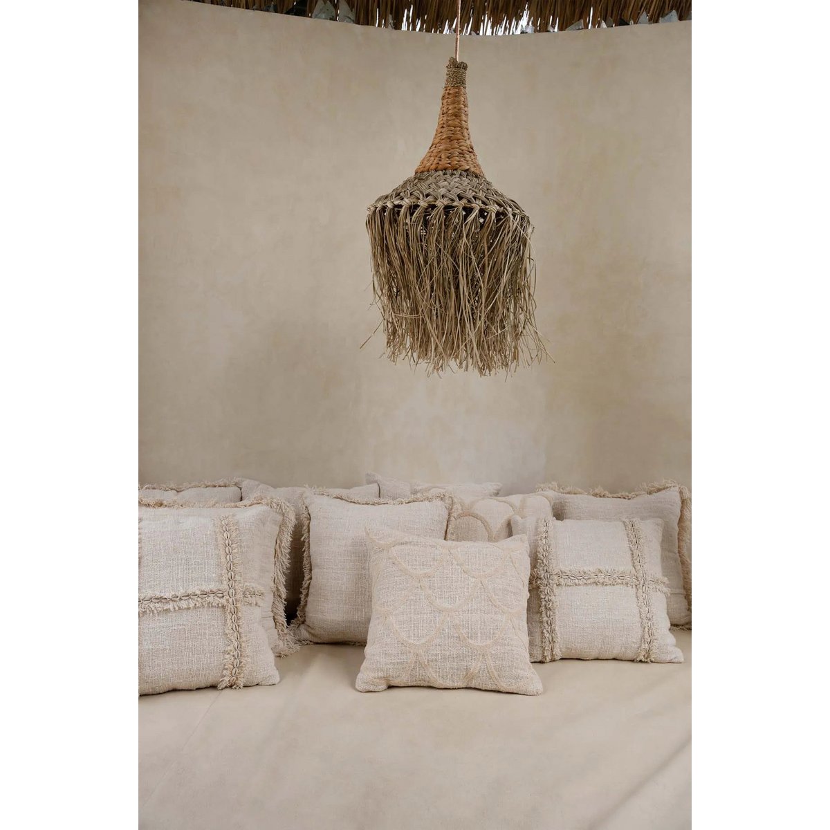 The Nomad Cushion Cover - Natural - LUXONAS HOME