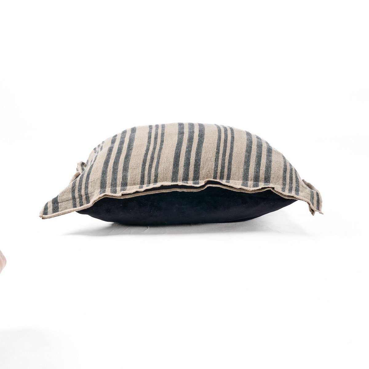 The Nordic Stripe Cushion Cover - Natural Black - 50x50 - LUXONAS HOME