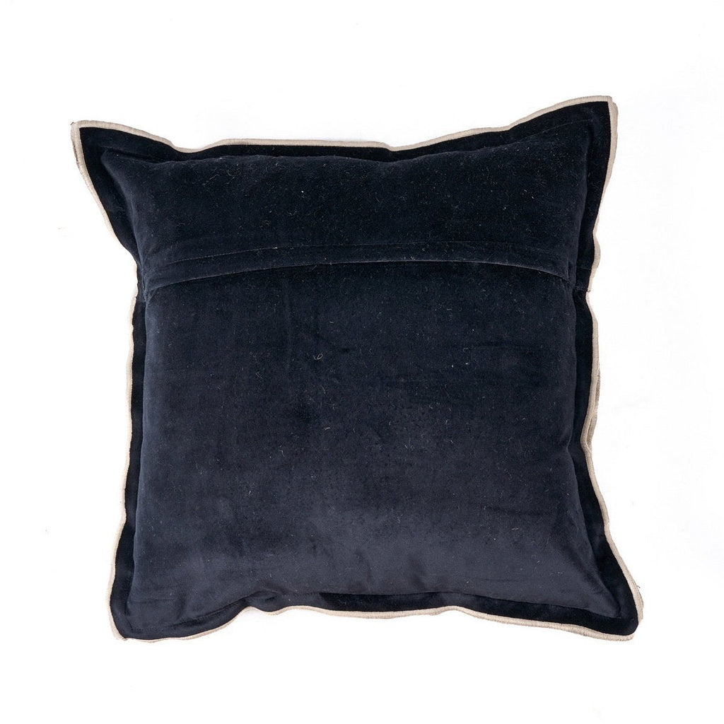 The Nordic Stripe Cushion Cover - Natural Black - 50x50 - LUXONAS HOME