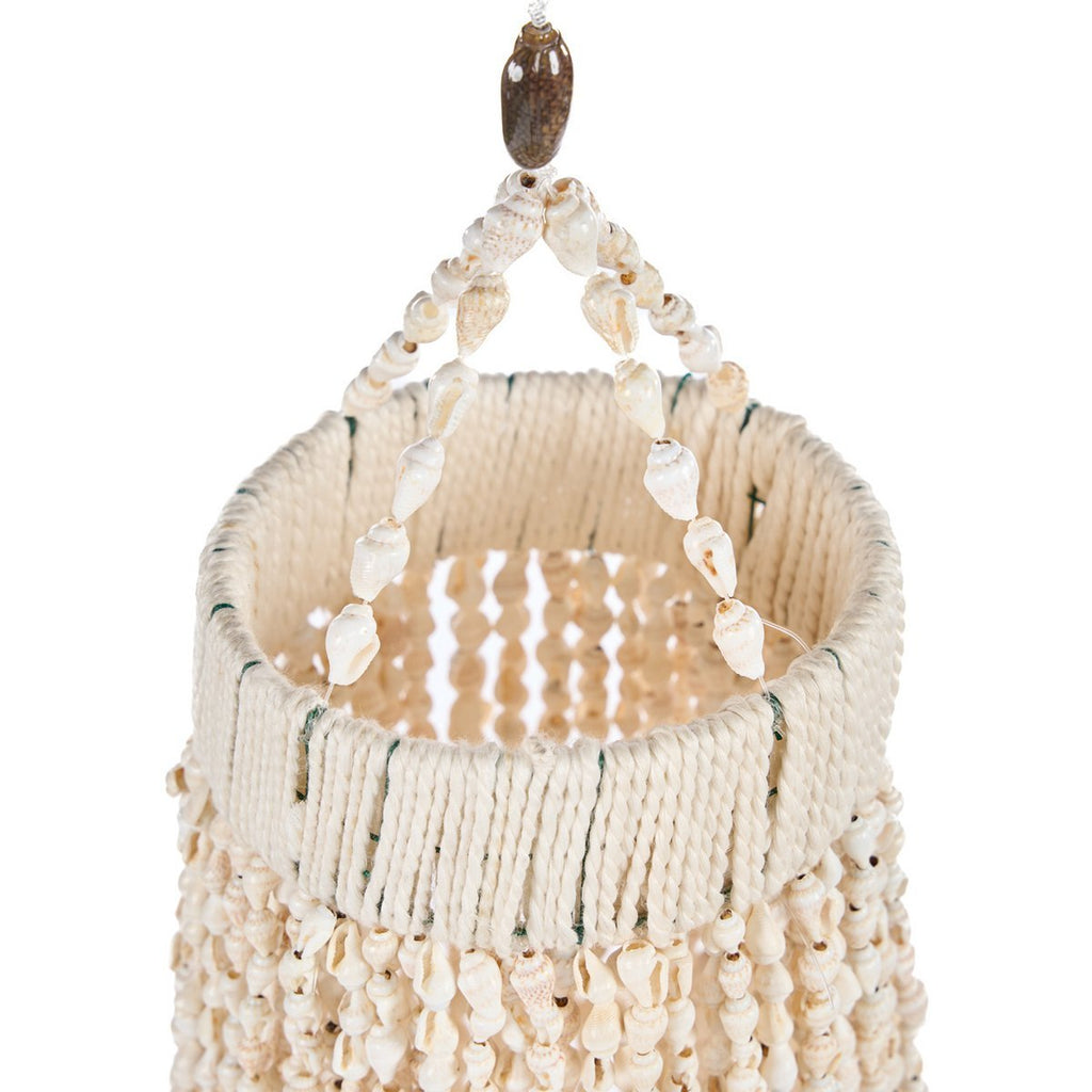 The Ocean Tower Shell Chandelier - Natural - L - LUXONAS HOME