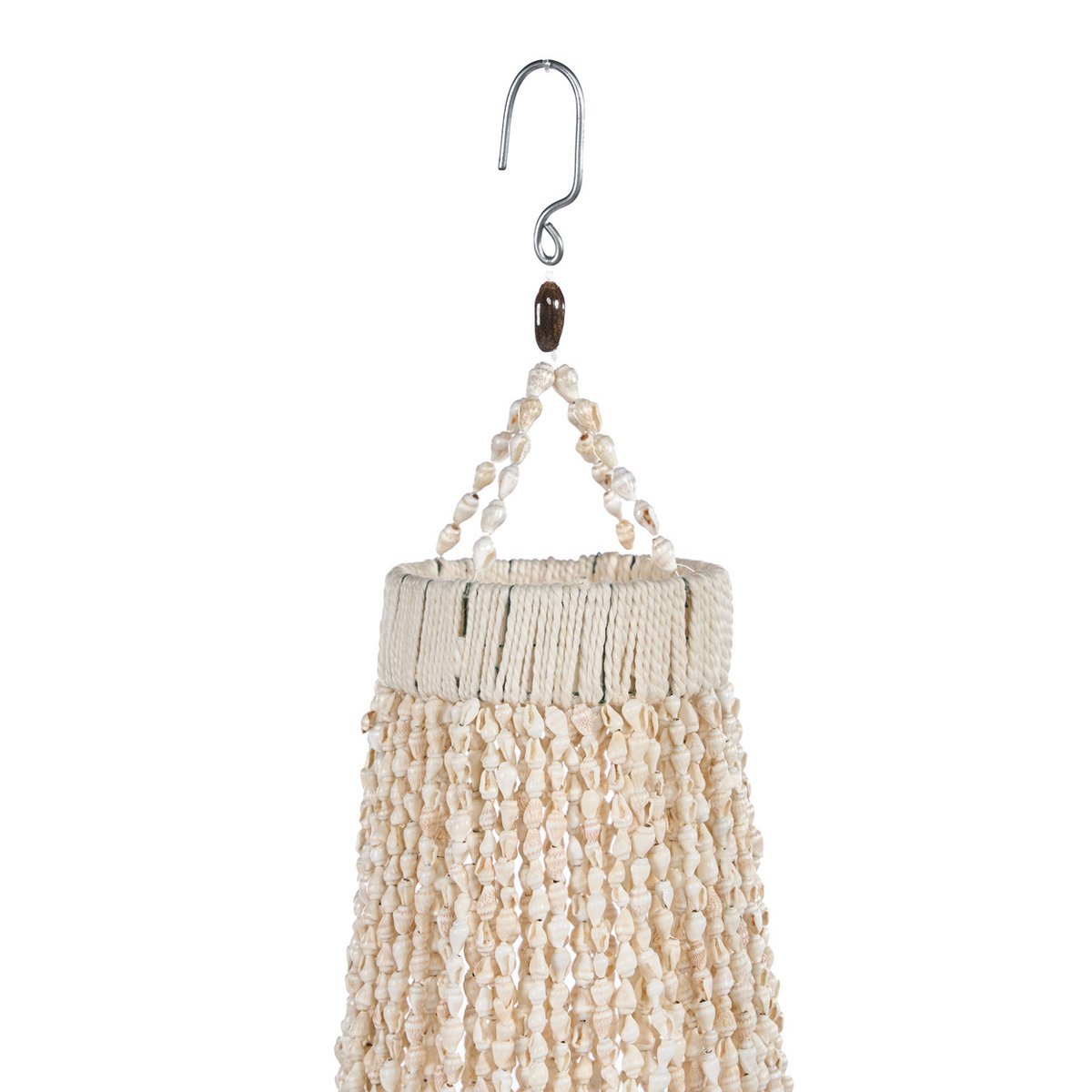 The Ocean Tower Shell Chandelier - Natural - L - LUXONAS HOME