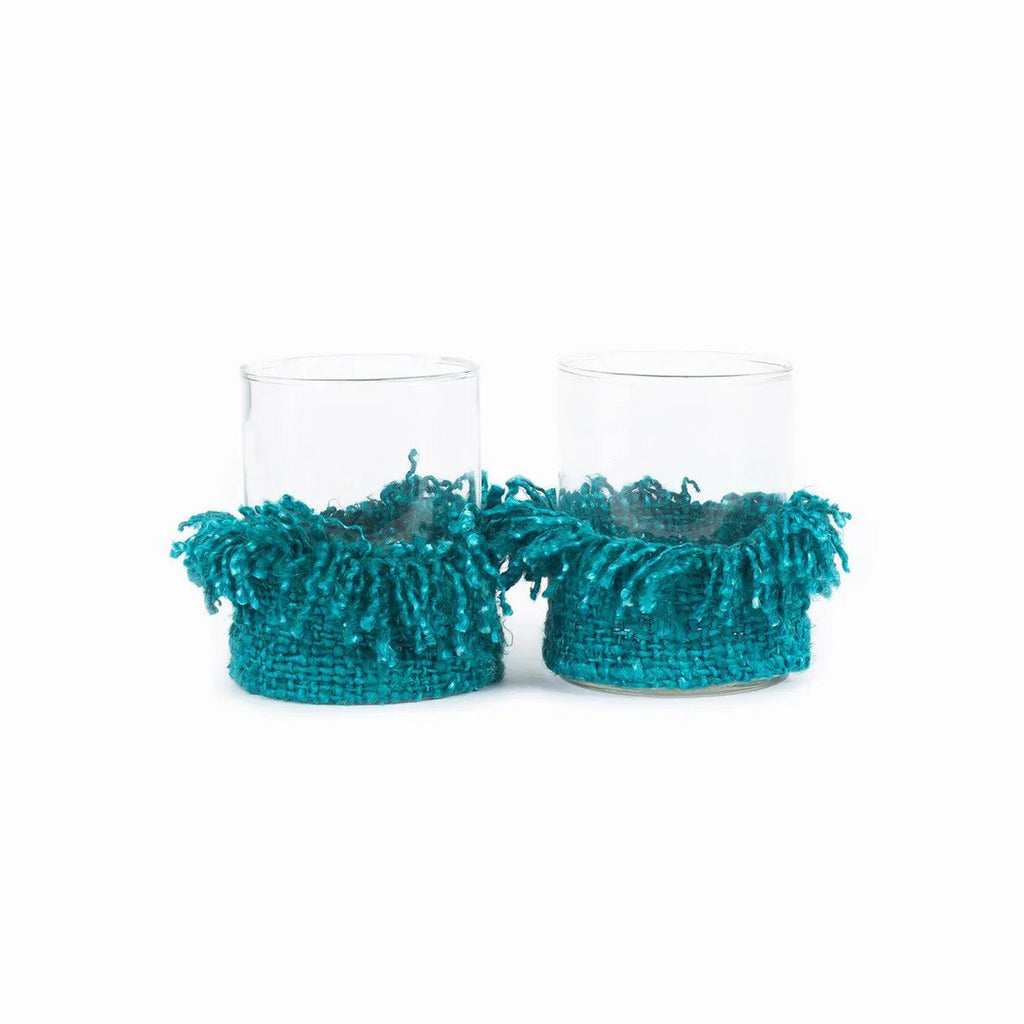 The Oh My Gee Candle Holder - Aqua - L - LUXONAS HOME