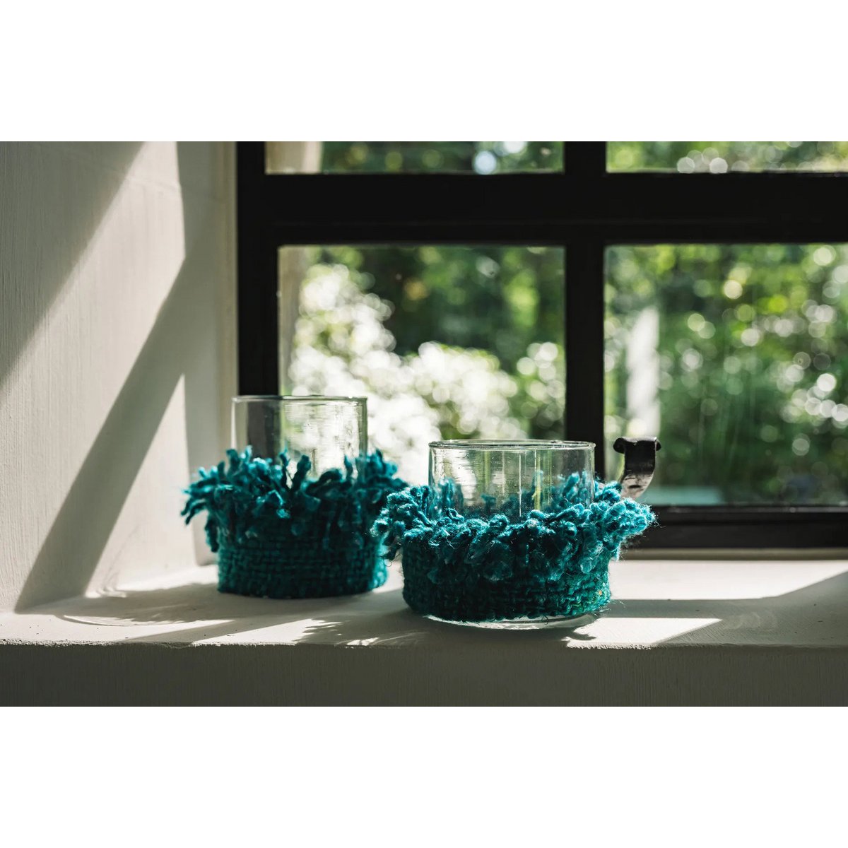 The Oh My Gee Candle Holder - Aqua - M - LUXONAS HOME