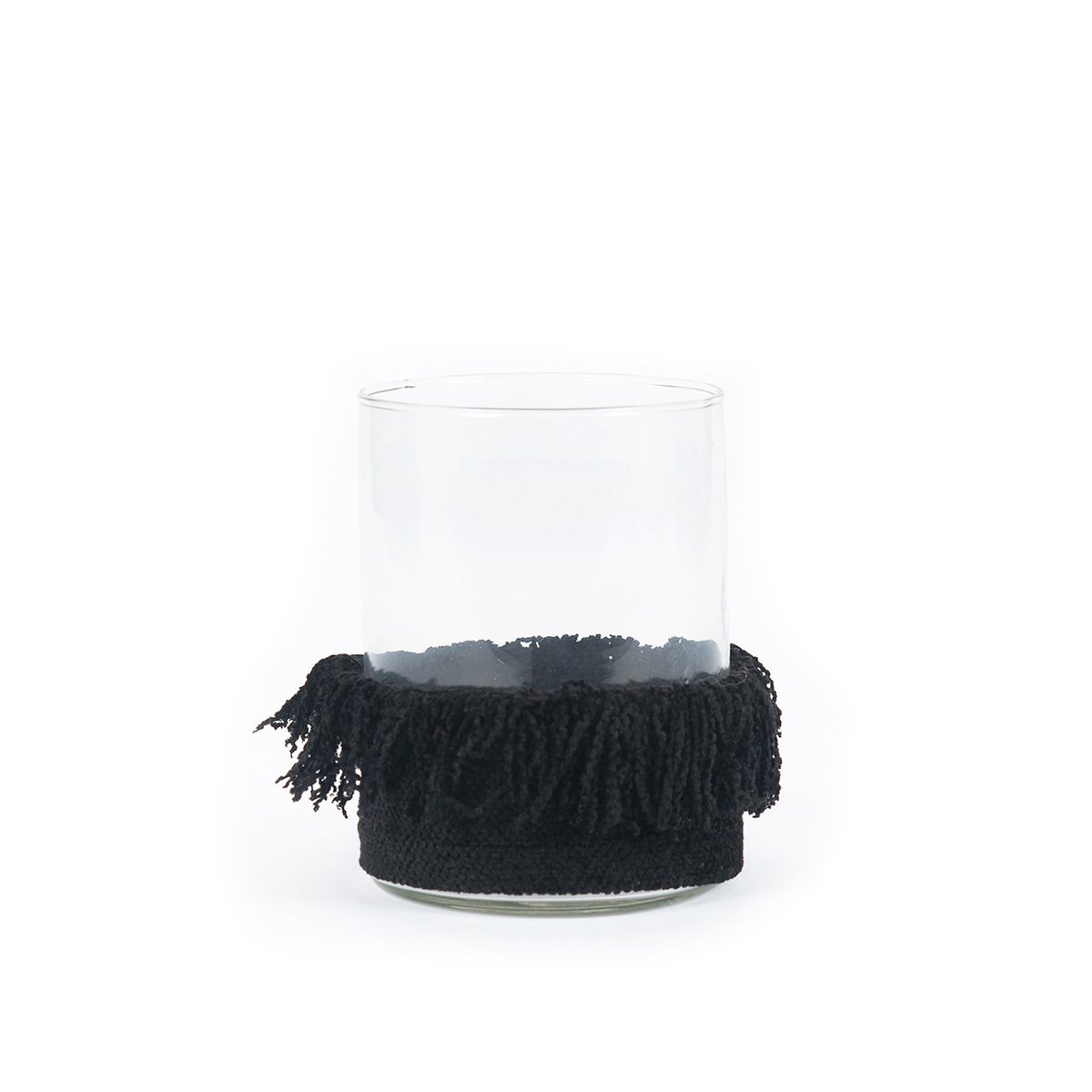 The Oh My Gee Candle Holder - Black Velvet - L - LUXONAS HOME