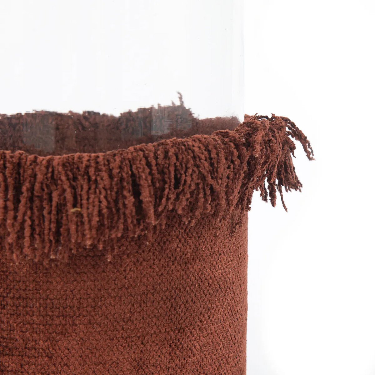 The Oh My Gee Candle Holder - Burgundy Velvet - L - LUXONAS HOME