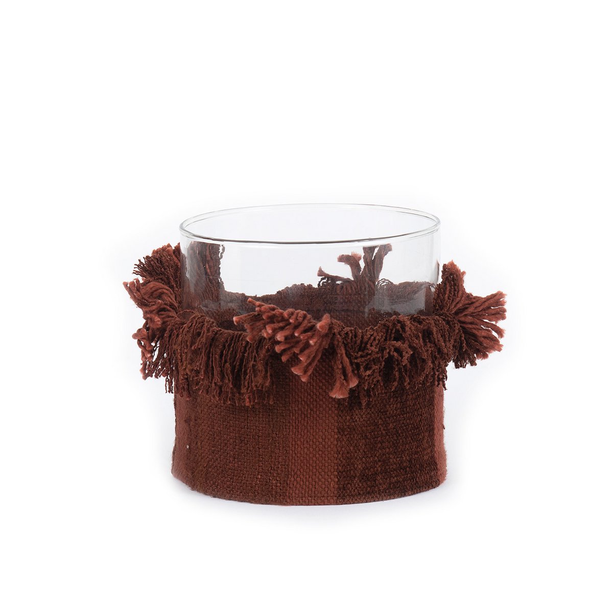 The Oh My Gee Candle Holder - Burgundy Velvet - XL - LUXONAS HOME