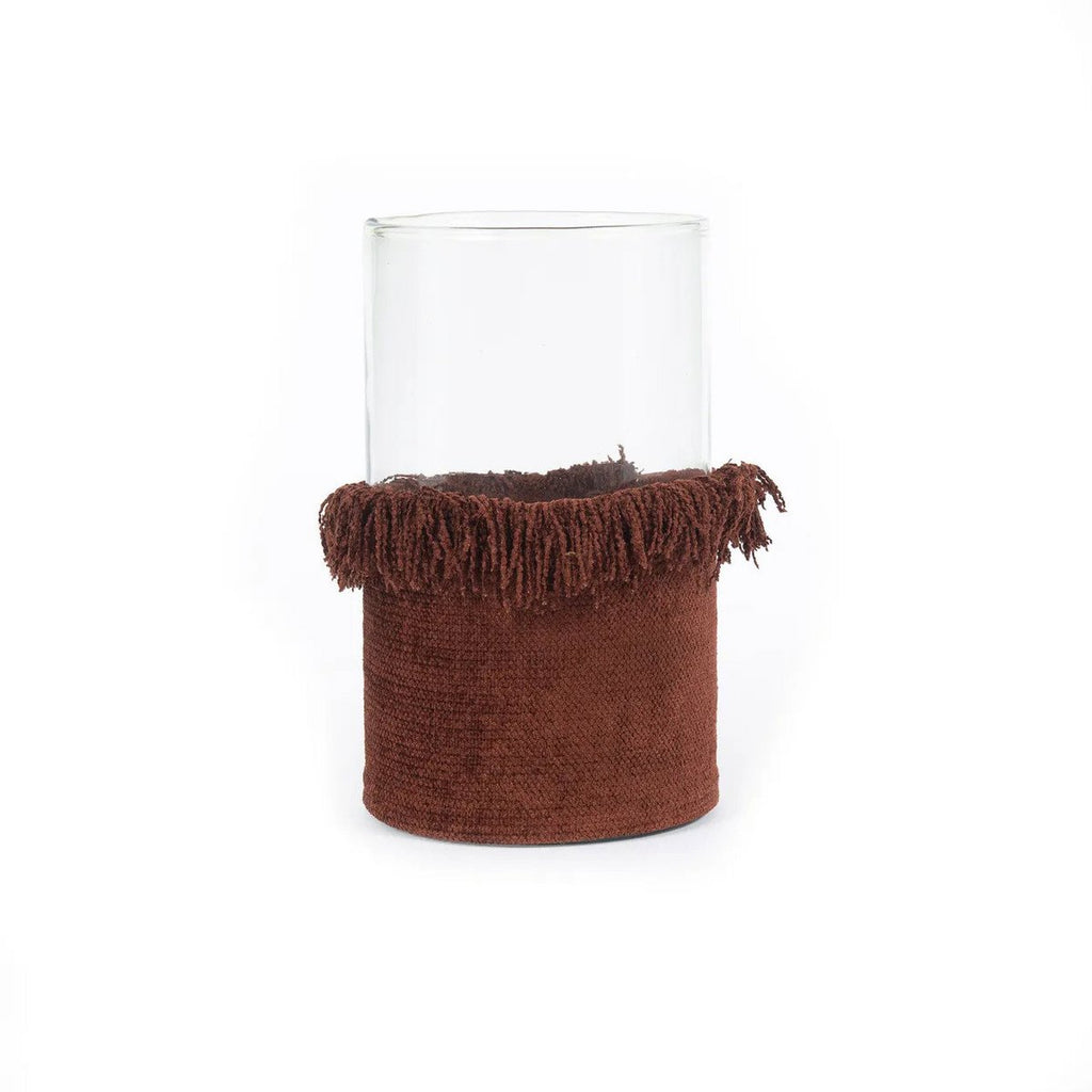 The Oh My Gee Candle Holder - Burgundy Velvet - XXL - LUXONAS HOME