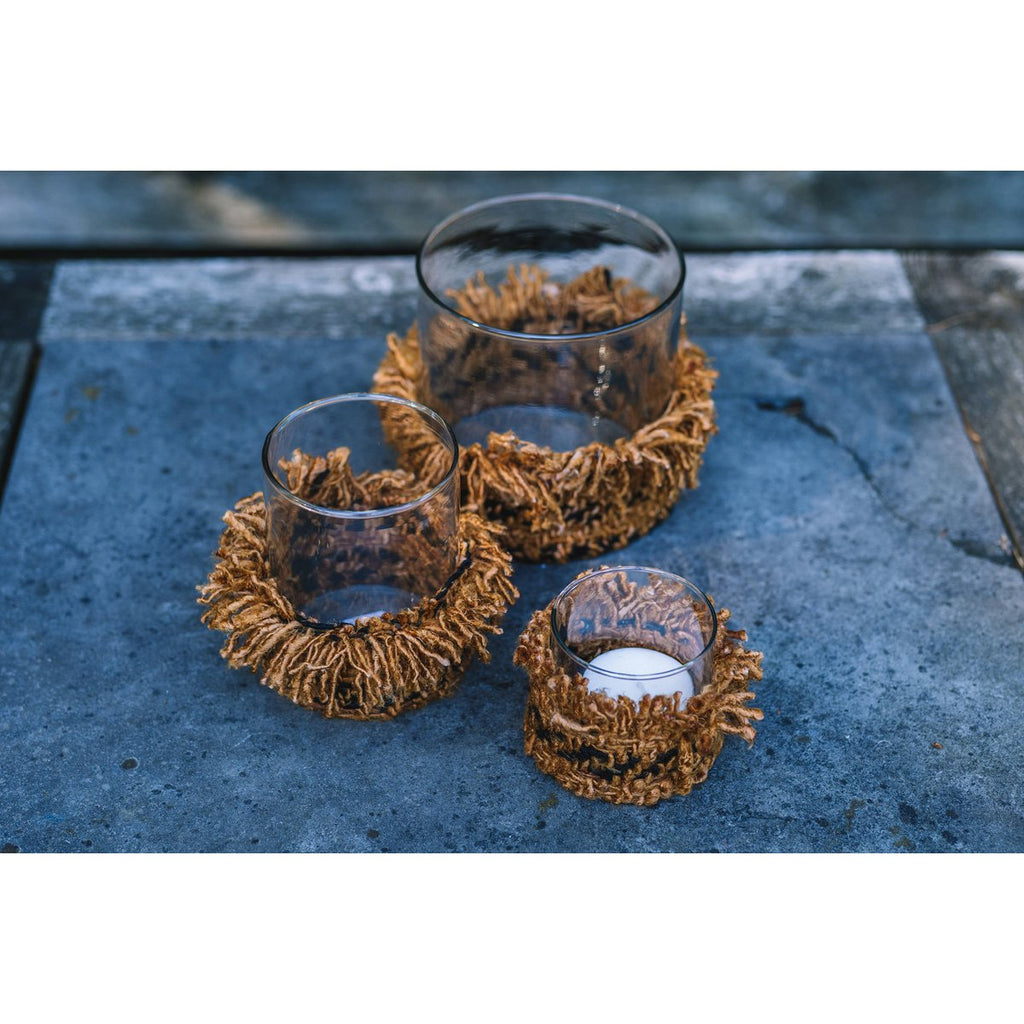 The Oh My Gee Candle Holder - Cinnamon Black - L - LUXONAS HOME