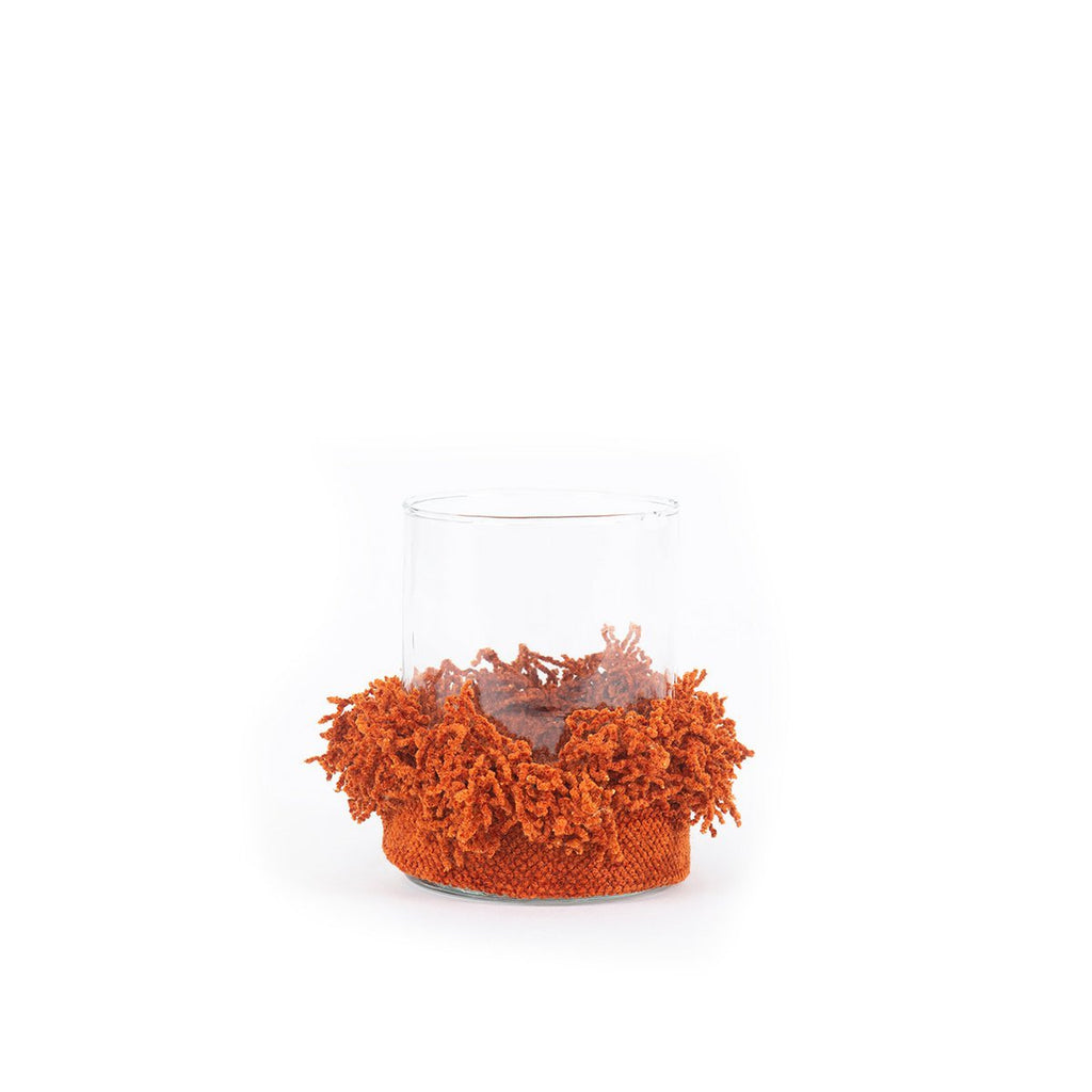 The Oh My Gee Candle Holder - Rust Velvet - M - LUXONAS HOME