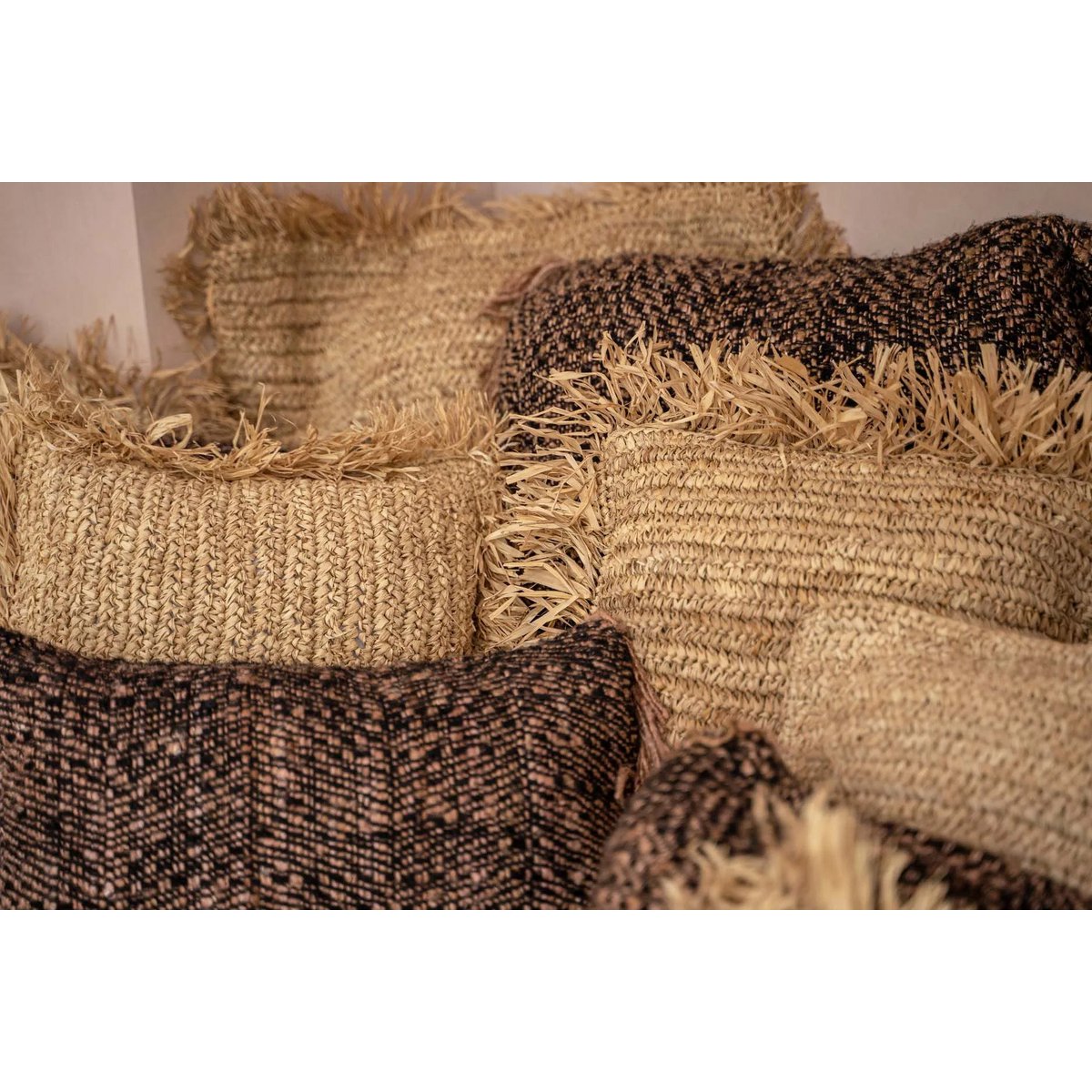 The Oh My Gee Cushion Cover - Black Copper - 30x50 - LUXONAS HOME