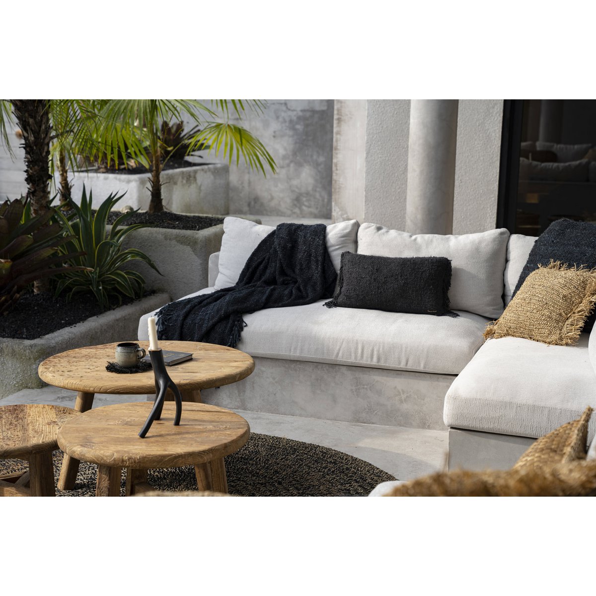 The Oh My Gee Cushion Cover - Black Navy - 30x50 - LUXONAS HOME