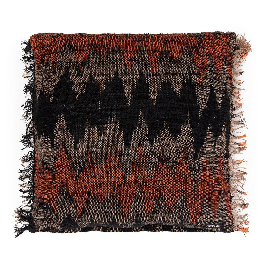 The Oh My Gee Cushion Cover - Black Orange - 60x60 - LUXONAS HOME