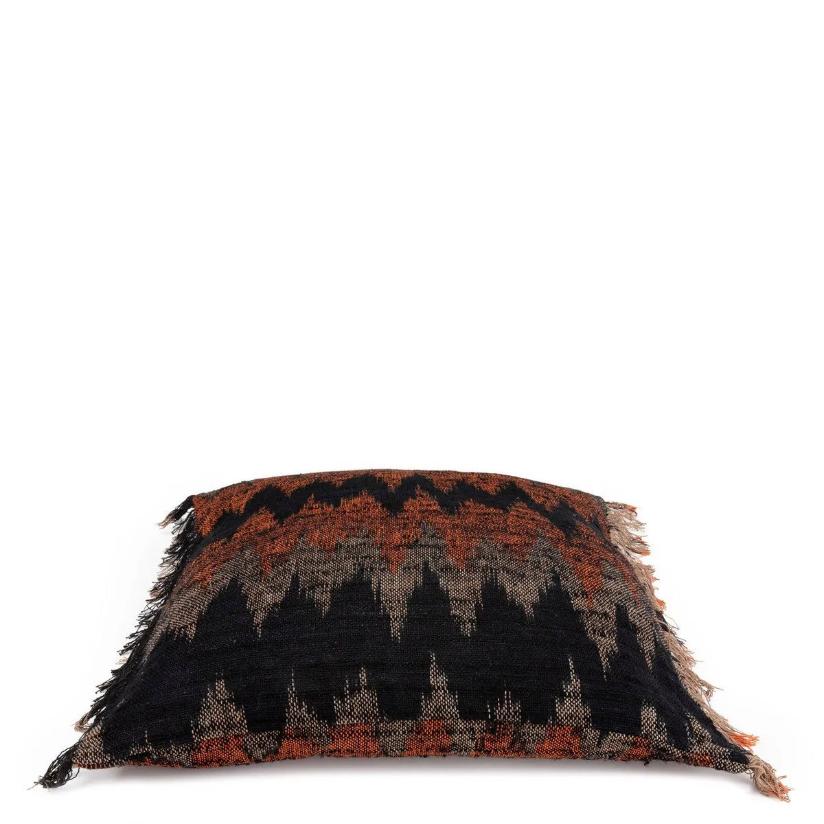 The Oh My Gee Cushion Cover - Black Orange - 60x60 - LUXONAS HOME