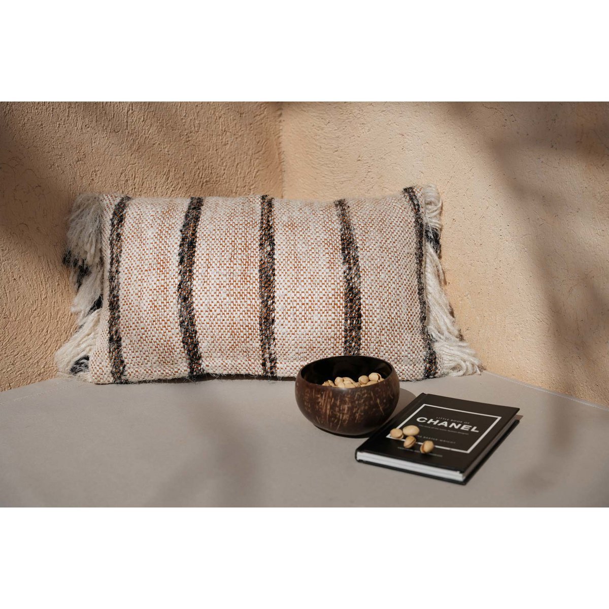 The Oh My Gee Cushion Cover - Bohemian White - 30x50 - LUXONAS HOME