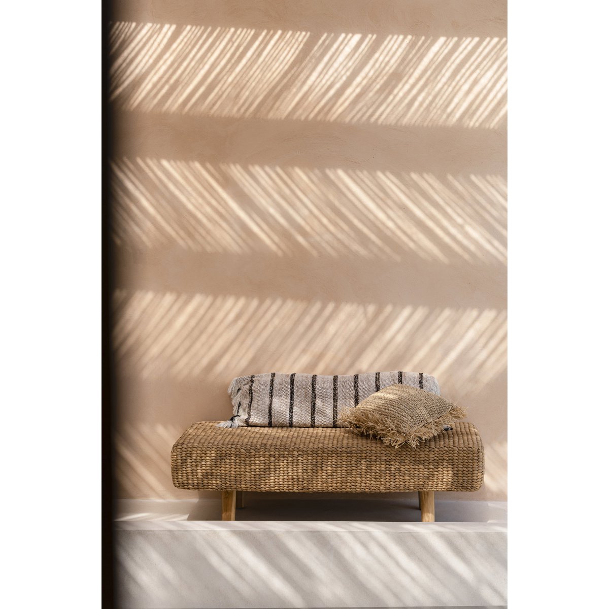 The Oh My Gee Cushion Cover - Bohemian White - 35x100 - LUXONAS HOME