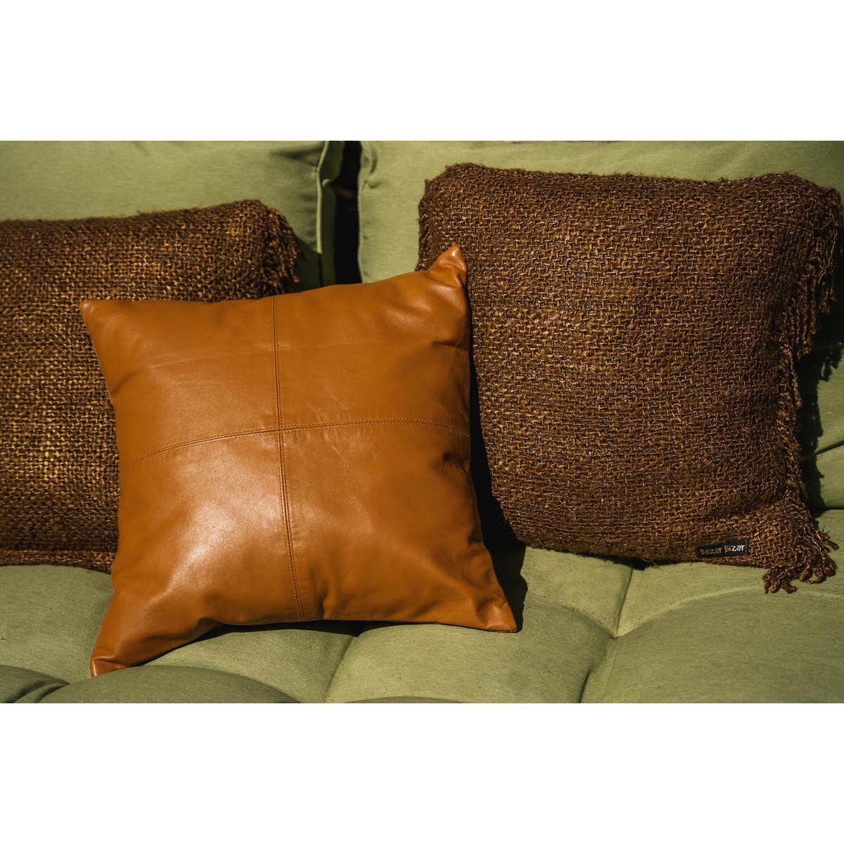 The Oh My Gee Cushion Cover - Brown - 40x40 - LUXONAS HOME