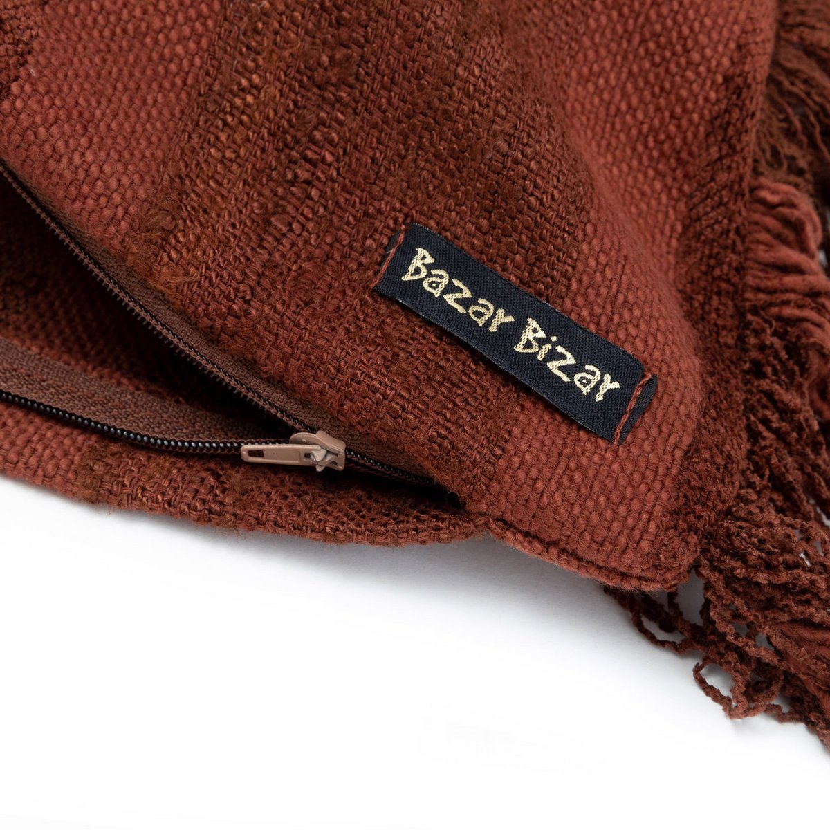 The Oh My Gee Cushion Cover - Burgundy Velvet - 60x60 - LUXONAS HOME