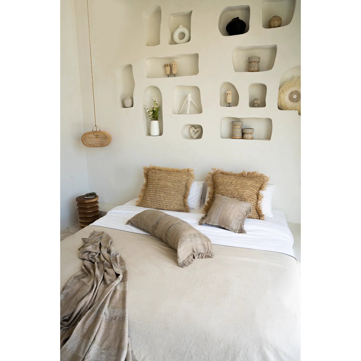 The Oh My Gee Cushion Cover - Concrete Velvet - 35x100 - LUXONAS HOME