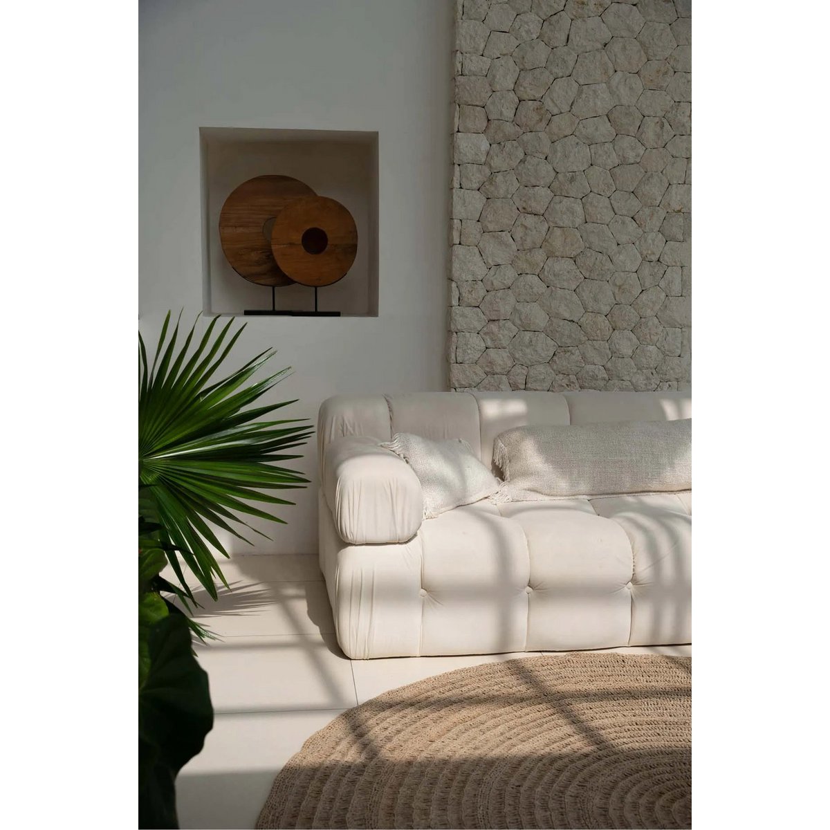 The Oh My Gee Cushion Cover - Cream - 35x100 - LUXONAS HOME