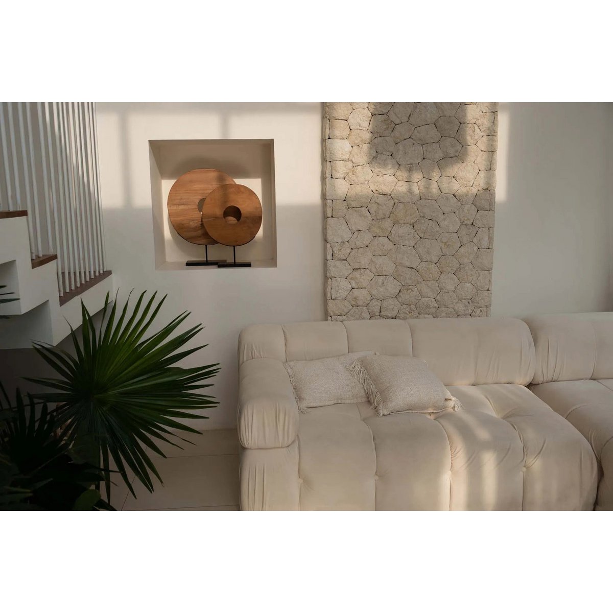 The Oh My Gee Cushion Cover - Cream - 40x40 - LUXONAS HOME