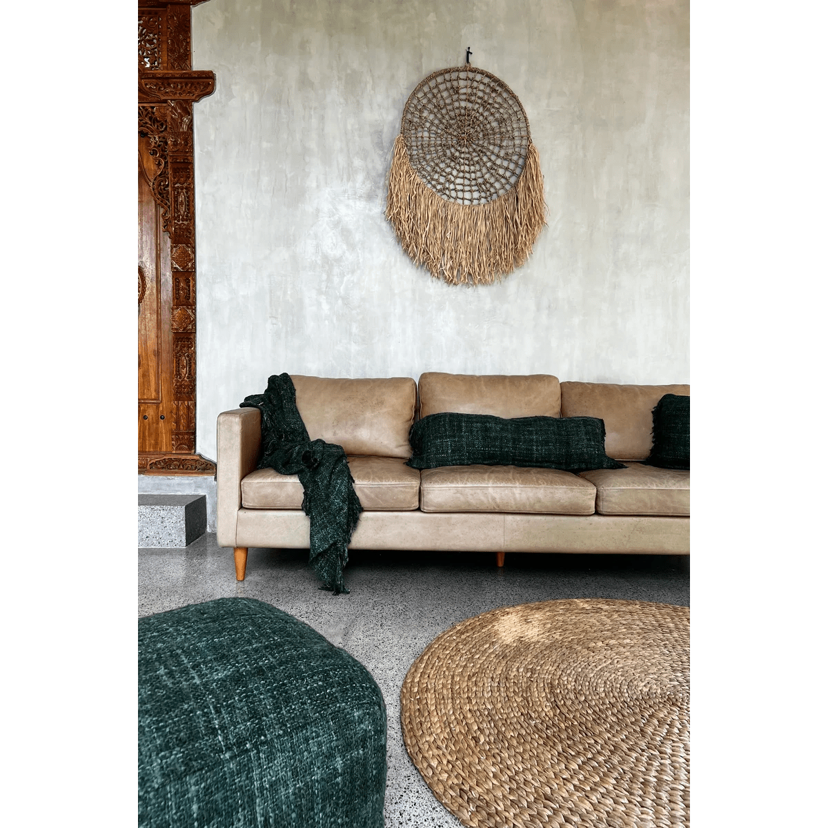 The Oh My Gee Cushion Cover - Forest Green - 35x100 - LUXONAS HOME